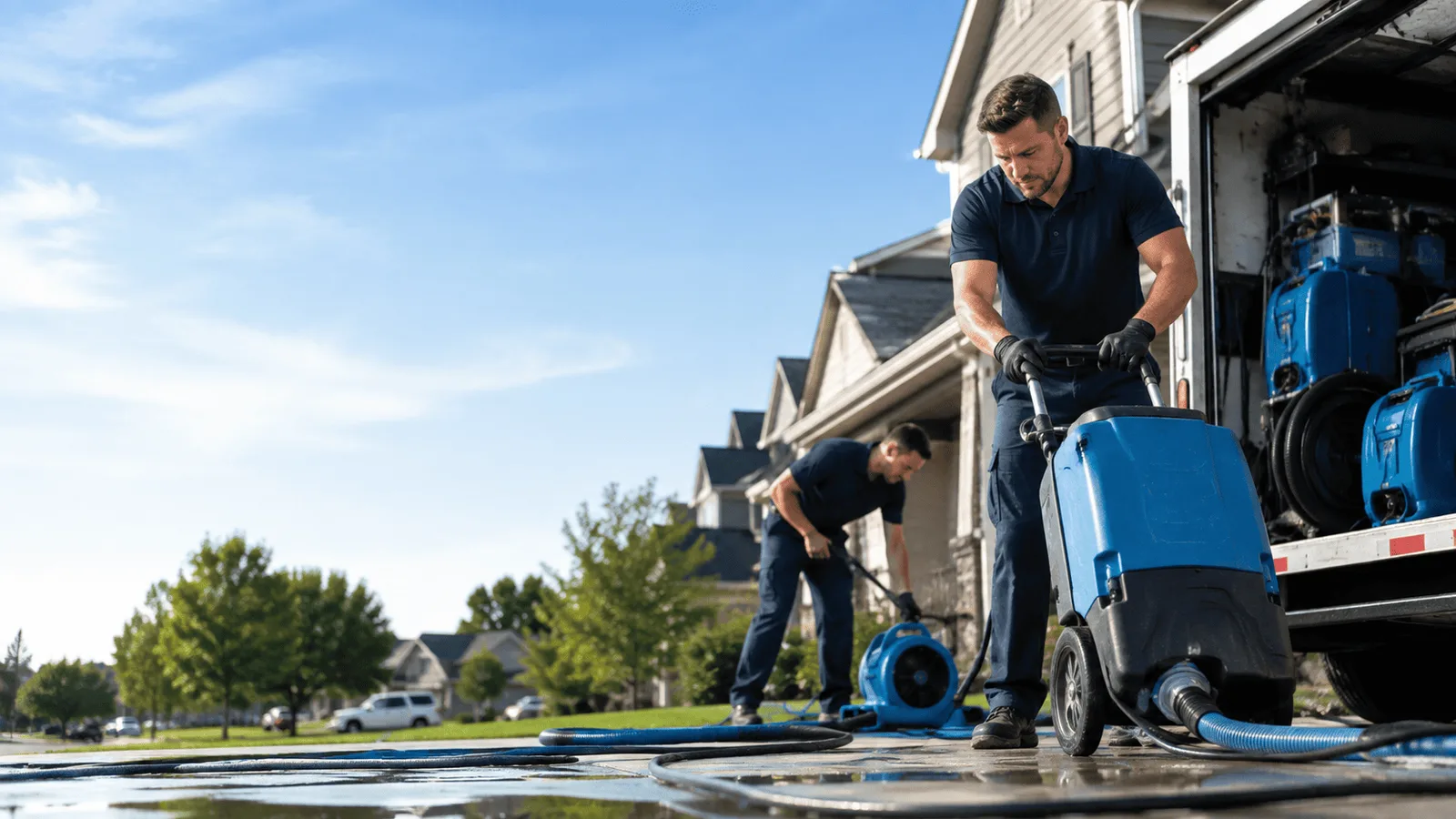 Dehumidification being performed in Stronghurst, IL